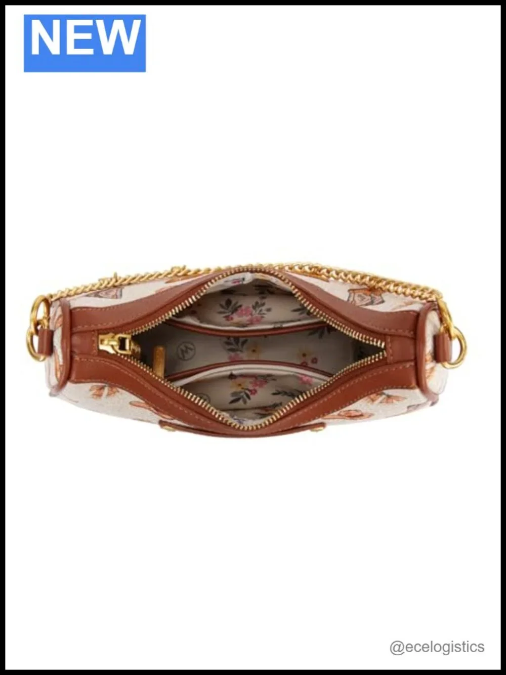 Western Y2K Cowboy Print Faux Leather Hobo Shoulder Bag with Gold Chain